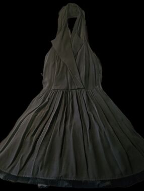 Vintage Halter Dress in Black